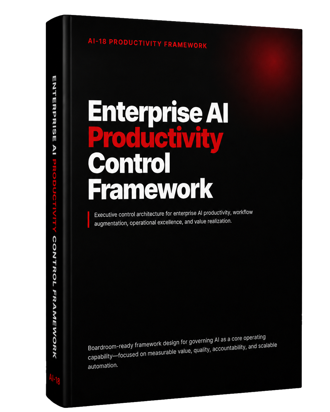 Enterprise AI Productivity Control Framework book mockup